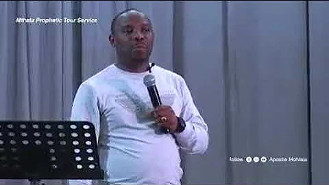 Apostle Mohlala singing | Ufanelwe ubukhosi Yena