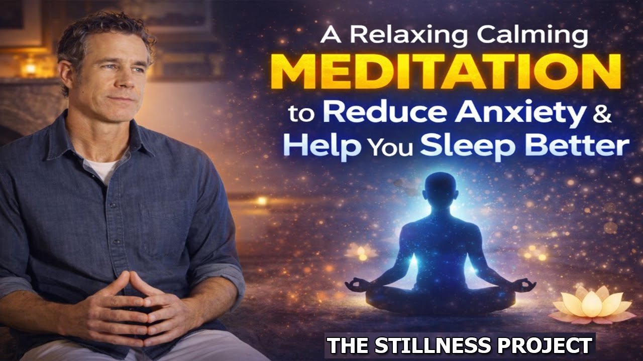 A relaxing calming meditation to reduce anxiety and help you sleep ...
