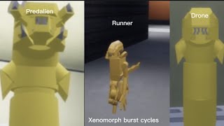Xenomorph lifecycles (Roblox alien survival tribute)