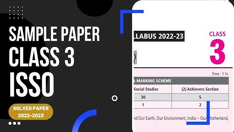Class 3 ISSO sample paper 2022-2023 solved paper/ISSO class 3 sample paper 2022/class 3 Olympiad
