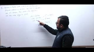 GATE CSE || Paging Problem 3 || Memory Management || Operating Systems || Ankit Bharadwaj IITR