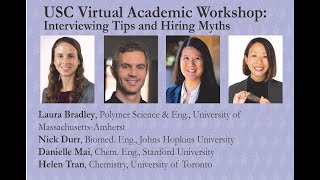 2020 Virtual Academic Workshop Day 1- Panel 2: Interviewing tips and hiring myths?