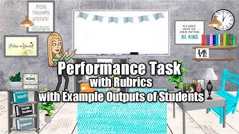 Performance Task | With Rubrics | With Example Outputs of Students