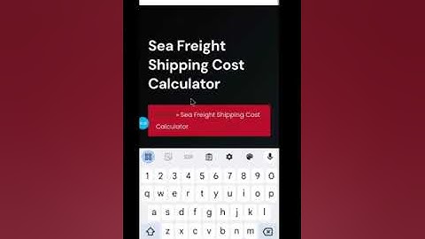 The How To Calculate Shipping Cost On Alexco Shipping Website or App