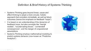 The Application of Systems Thinking to Global Supply Chain Management 1