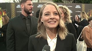 Jodie Foster - French Interview Hotel Artemis Los Angeles premiere 2018