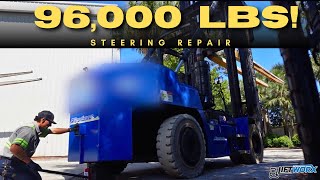 Working on a 96,000-LB Marina Forklift (This Thing Is Massive!!!)