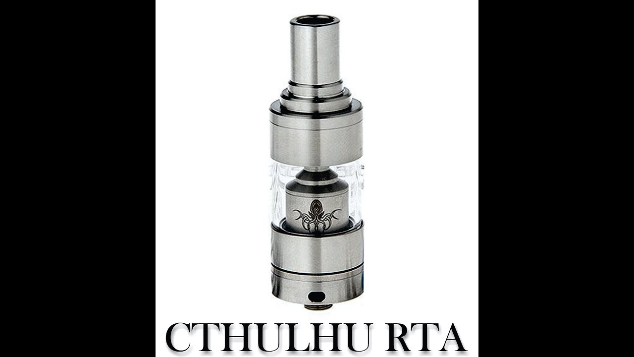 Cigarro Eletrônico - CTHULHU RTA primeiras impressões