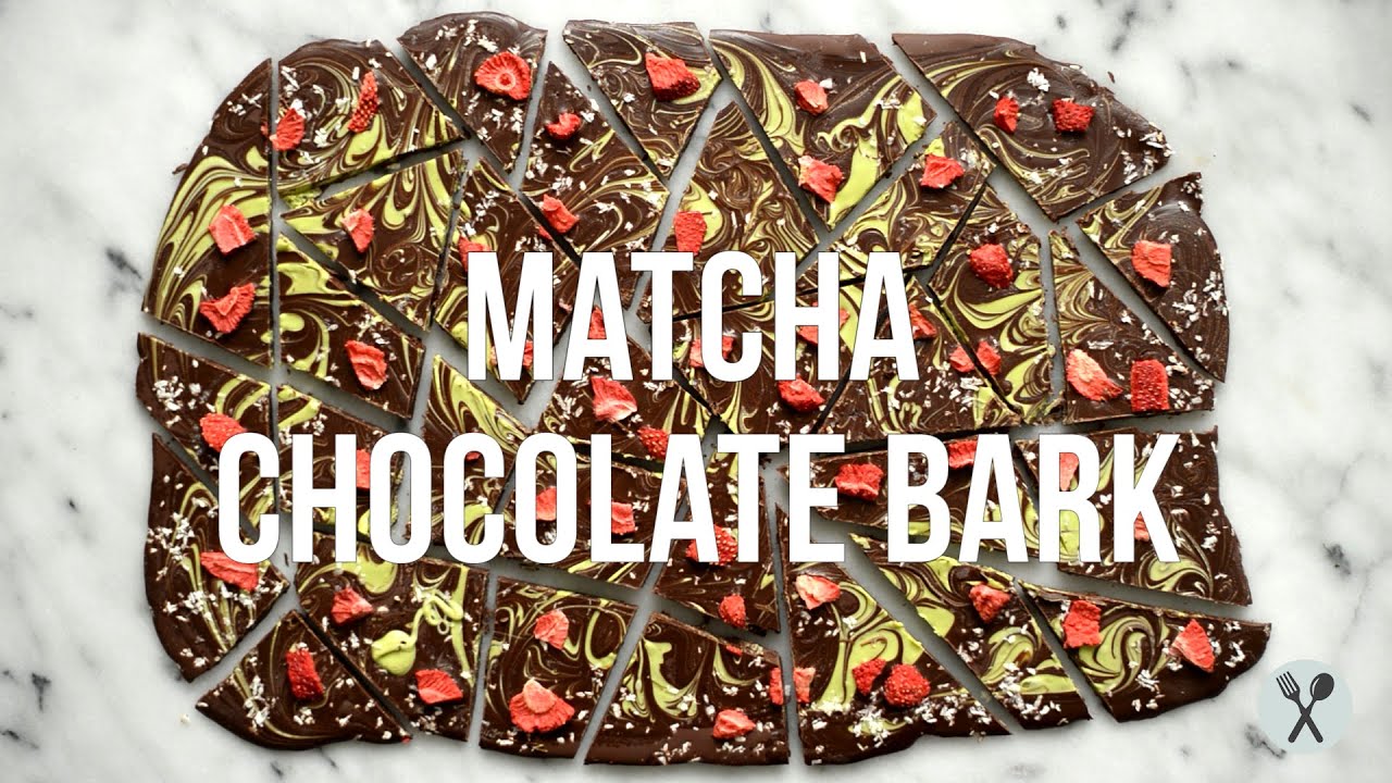 Matcha Chocolate Bark