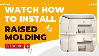 Watch a Pro Install Raised Cabinet Molding & Nailing Strip