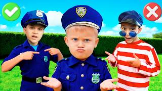 kids meet fake police officer