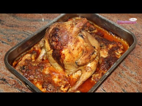 Видео: Пълнено пиле в фурна