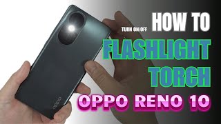 How to turn on Flashlight | Torch on  OPPO Reno 10 screenshot 4
