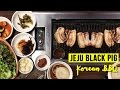 Korean Black Pig BBQ at Jeju Island & Tour of Folk Village