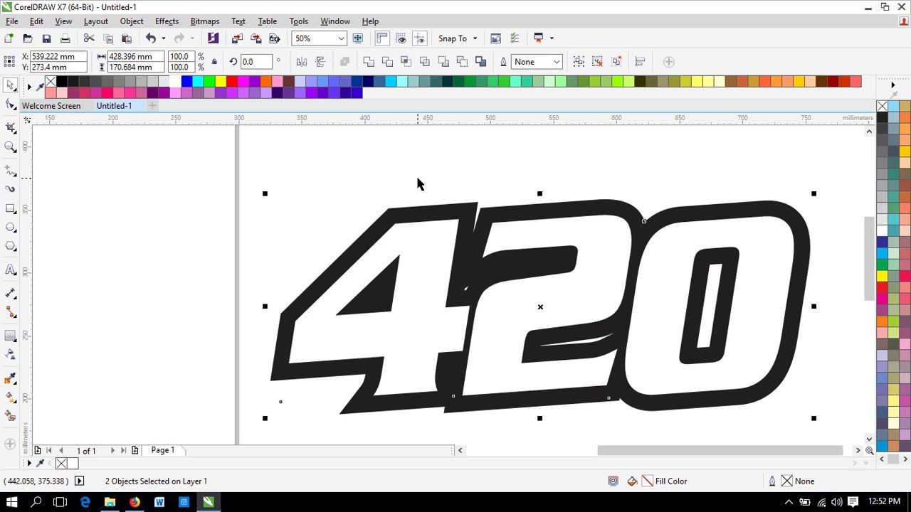  DESAIN  SIMPLE NOMOR START BALAP CORELDRAW  X7  YouTube