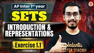 AP Inter 1st Year Maths | Sets - Introduction & Representations | Exercise -1.1 | Rupesh Sir