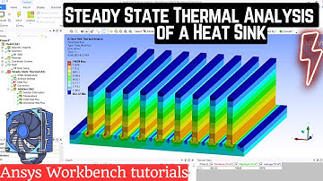 THERMAL ANALYSIS | STEADY STATE THERMAL ANALYSIS | HEAT SINK | ANSYS TUTORIAL | ANSYS Workbench