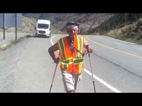 Senior raises over $500K in 1,100 km walk for cancer research