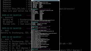 Battery and Power Hardware on Linux: `acpi` and `acpitool`