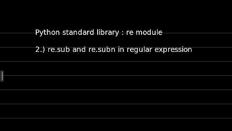 Python Programming - Regex(re.sub and re.subn) #23(HINDI) - 3