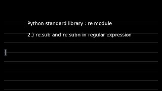 Python Programming - Regex(re.sub and re.subn) #23(HINDI) - 3