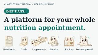 Your Session Notes Are Eating Your Evenings | Fix It With AI Charting for Dietitians