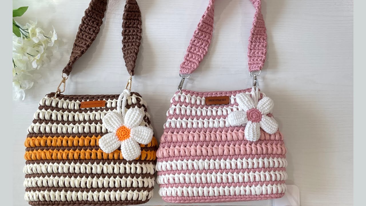 👉 Сумка ручной работы из трикотажной пряжи – Легко сделать / ИДЕАЛЬНО ДЛЯ НАЧИНАЮЩИХ
