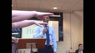 BCOT student induction part 3 Anthony Bravo
