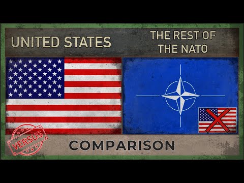 США vs ОСТАЛЬНАЯ ЧАСТЬ НАТО - Сравнение армий