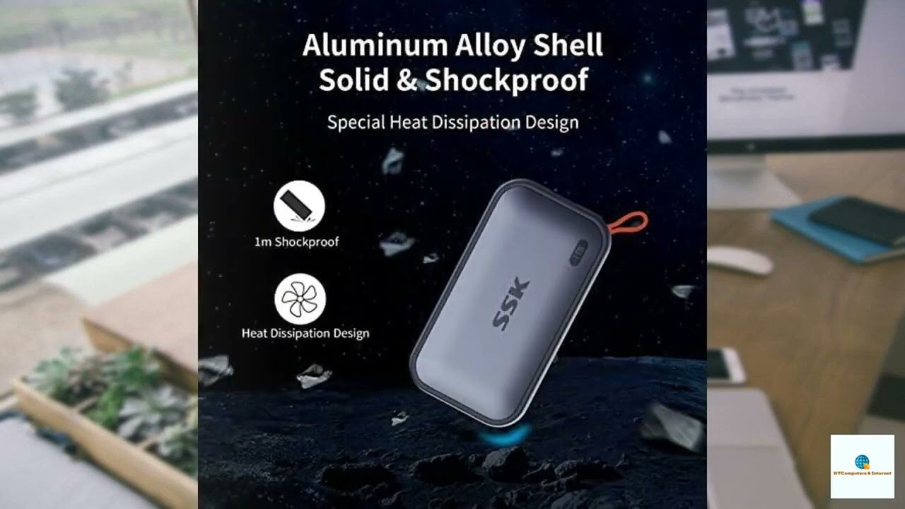 Review - SSK Portable SSD 1TB External Solid State Drives, up to 1050MB/s USB C SSD Exter