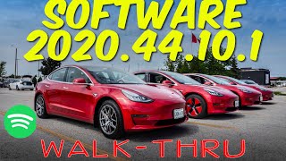 Tesla Software 2020.44.10.1 Walk-Thru