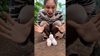 Survival Skills: SMART ideas and USSEFUL with Egg #shorts #bushcraft #camping #outdoors #survival