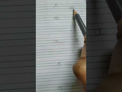 how to write cursive lowercase letter a youtube