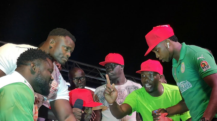 Modou lo enmue sene face to face avant combat