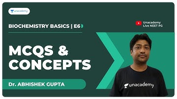 [Biochemistry Basics] MCQs & Concepts | Ep6 | Dr. Abhishek Gupta