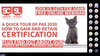 A quick tour of PAS 2030