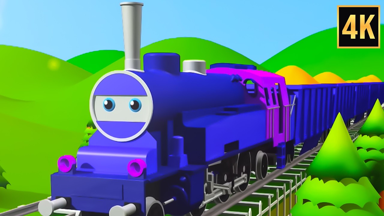 Train Formation and Uses, Animated Cartoon Videos for Kids - YouTube