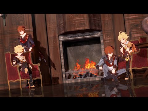 【MMD 原神 / Genshin Impact 】チェリーハント【 Childe , Aether 】