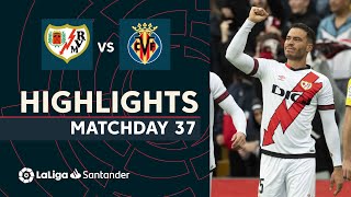 Resumen de Rayo Vallecano vs Villarreal CF (2-1)