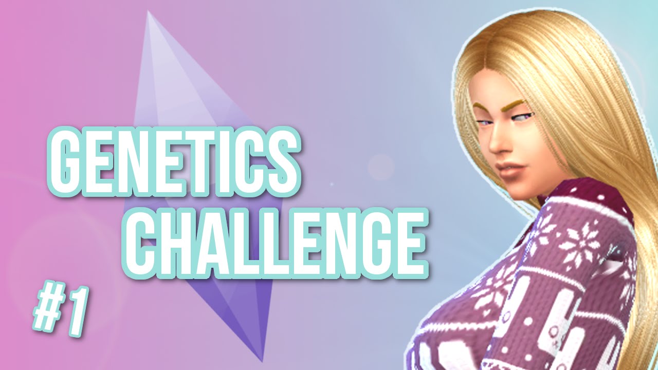 The Sims 4 | Genetics CAS Challenge (#1) - YouTube