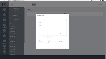 Clients and Projects Manager Single Page Webapp using vue js and PHP Laravel Framework Demo 1