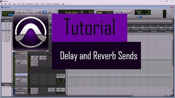 Pro Tools Tutorial - How to Use Delay and Reverb Sends. Easiest way to use Delay and Reverb!
