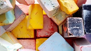 29 Fresh Dyed Gym Chalk Blocks Crumbles ~ Anxiety & Stress Relief ~ASMR Relaxing & Calming Videos