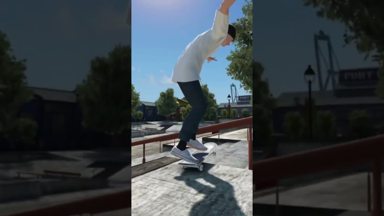 Skate 3 tech line. Got lucky with the pop shuv underflip hippy flip crook😅 