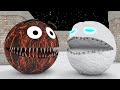 Pacman lave vs pacman monstre des neiges