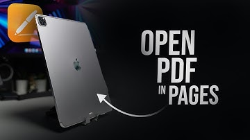 How to Open a PDF on Pages iPad (tutorial)