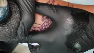 scorpio ♏ Gemini ♊ tattoo time-lapse screenshot 2