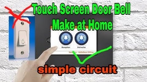 How to | DIY | How to make simple touch screen door bell #RC Invention #diy #howtomake
