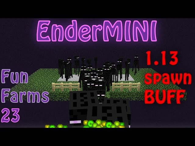 Enderman Farm with spawner, creation #14705