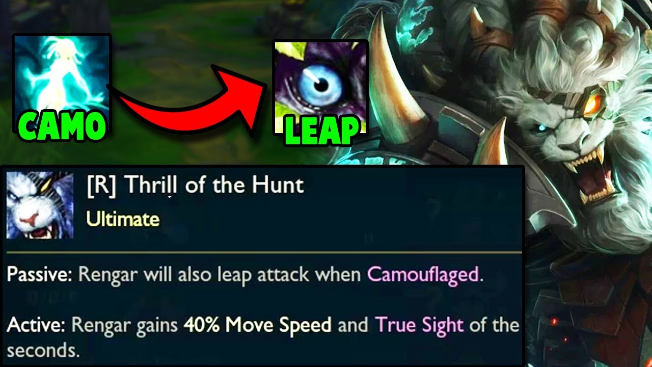 I suggested this Rengar buff/QOL change and want to see what do you guys  think about it. His jungle WR is 43% and this change could solve that. :  r/Rengarmains